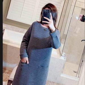 Crew Sweater fitted Dress